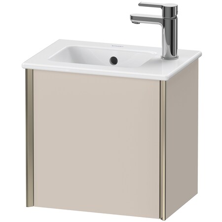 Xviu Wall-Mounted Vanity Unit Taupe Matt